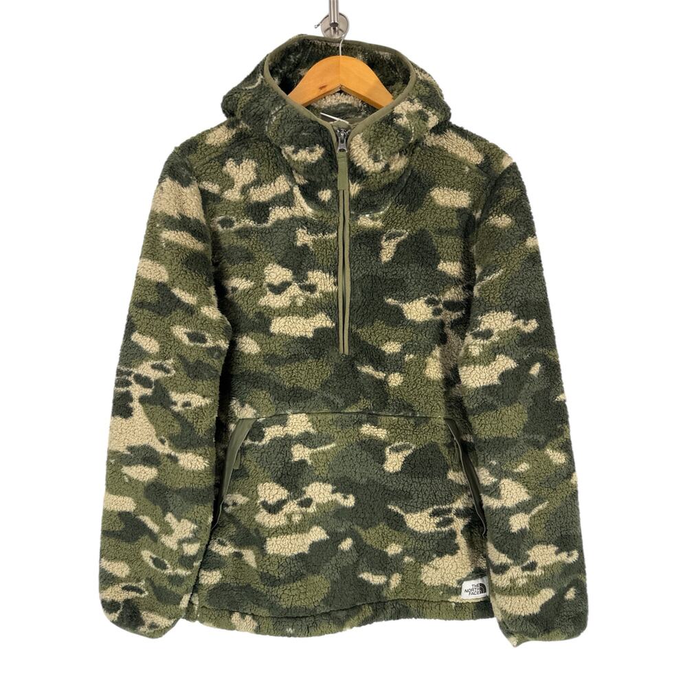 The North Face Campshire 2.0 Sherpa Fleece Hooded Pullover Jacket Women’s XL - Picture 2 of 9